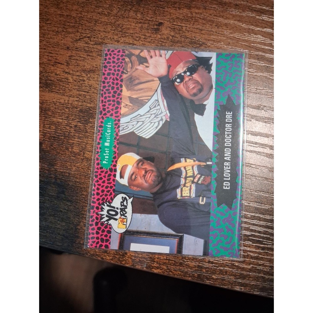 1991 Pro Set Yo! MTV Raps #115 Ed Lover and Doctor Dré